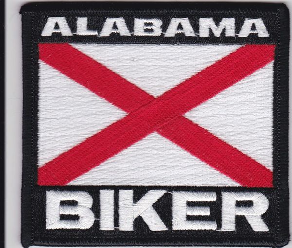 Patch - Alabama biker flag