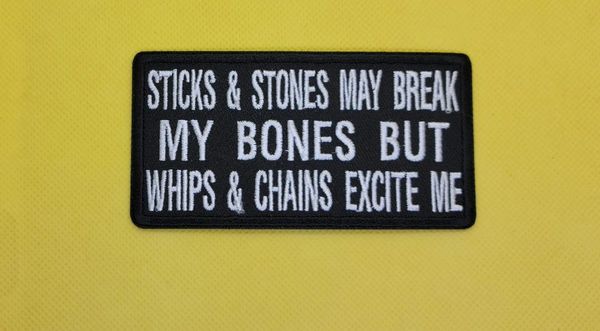 Patch - Sticks and stones may break my bones
