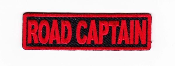 Patch- Road Captain red