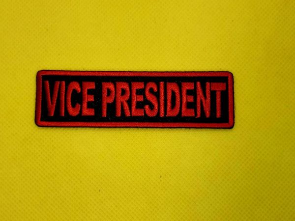 Patch - VICE PRESIDENT red