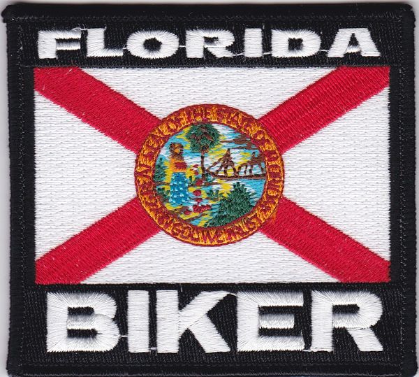 Patch - Florida biker flag