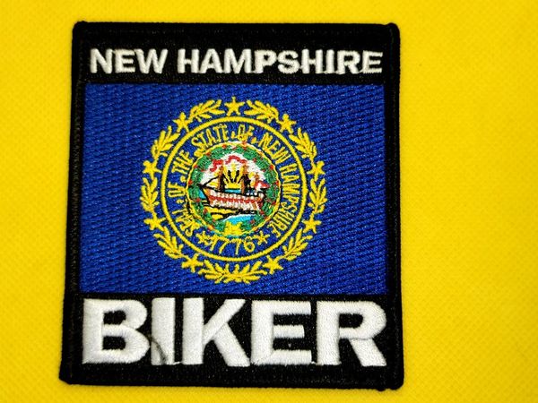 Patch - New Hampshire biker flag