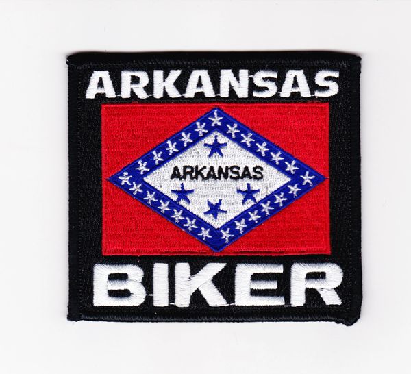 Patch - Arkansas biker flag