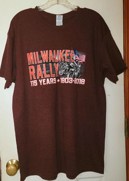 Mens' t-shirt Milwaukee Rally 2018 USA flag