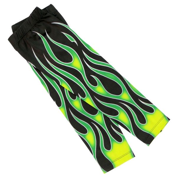 Arm Sleeve - Green Flames