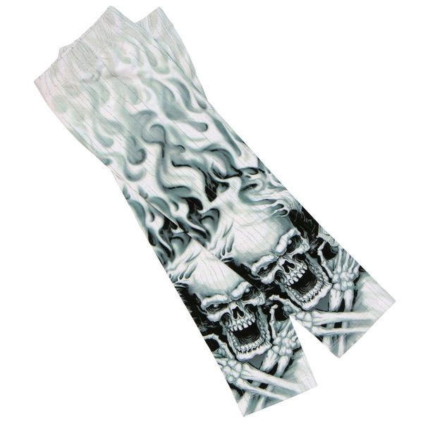 Arm Sleeve - Skull and White flames