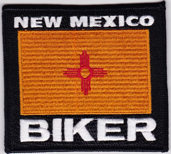 Patch - New Mexico biker flag