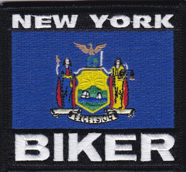 Patch - New York biker flag