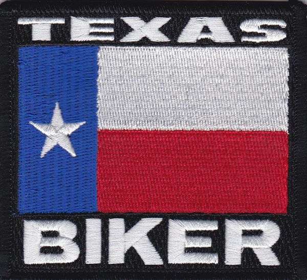 Patch - Texas Biker flag