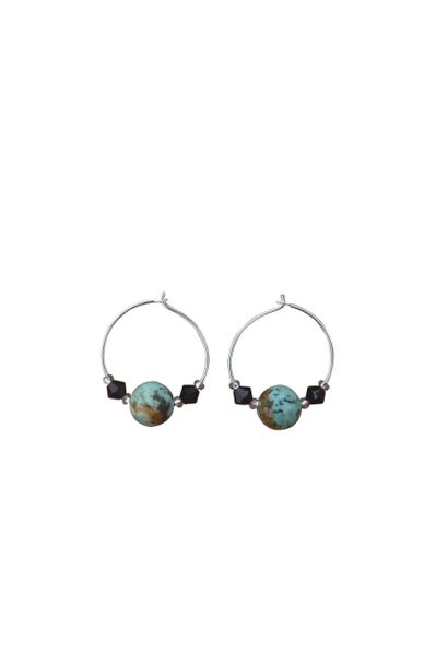 Variquoise & Swarovski Crystal Earrings