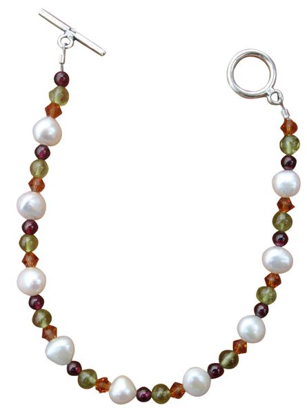 Fresh Water Pearl & Gemstone Medley Bracelet