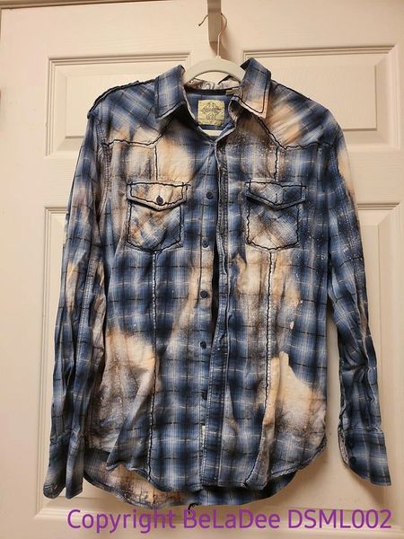 DSML002 Mens Distressed Shirt