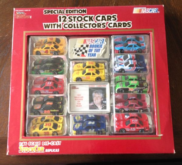 NASCAR 1:64 Scale Die Cast Stock Car Replicas | 12 Car Collection