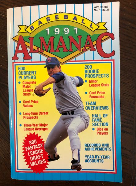 1991 Baseball Almanac Paperback