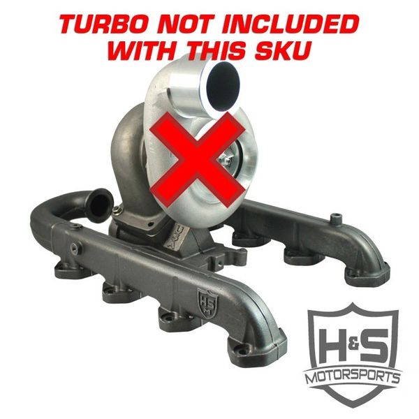 H&S Motorsports 2011-2016 Ford Power Stroke 6.7L Single Turbo Kit W/O Turbo (Divided)