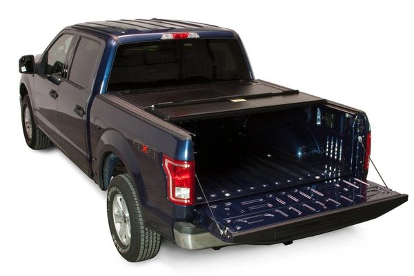 Bak Industries 1999 2018 Ford F 250 F 350 Hard Folding Tonneau Cover Bakflip Fibermax Long Bed Powerstroke Enginuities