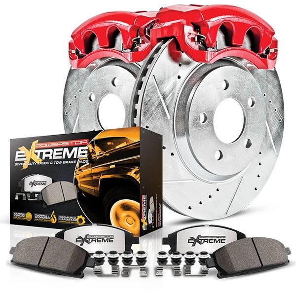 PowerStop Truck and Tow Z36 Front Brake Pad, Rotor and Caliper Kit