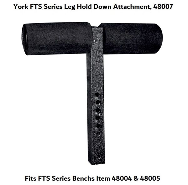YORK BARBELL FTS BENCH LEG HOLD DOWN ATTACHMENT ITEM 48007, 4 Oct 22, Now $49