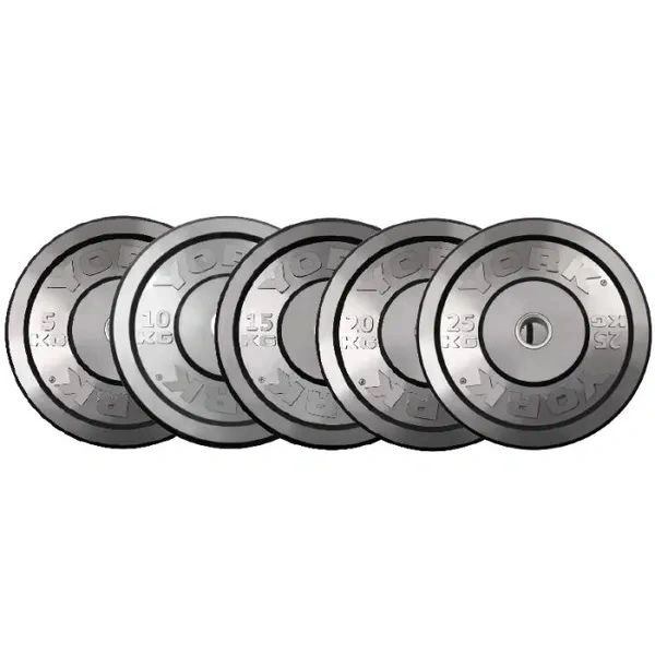 York Barbell Solid Rubber Training Bumper Plates - Black - Kg, 3 May 2023