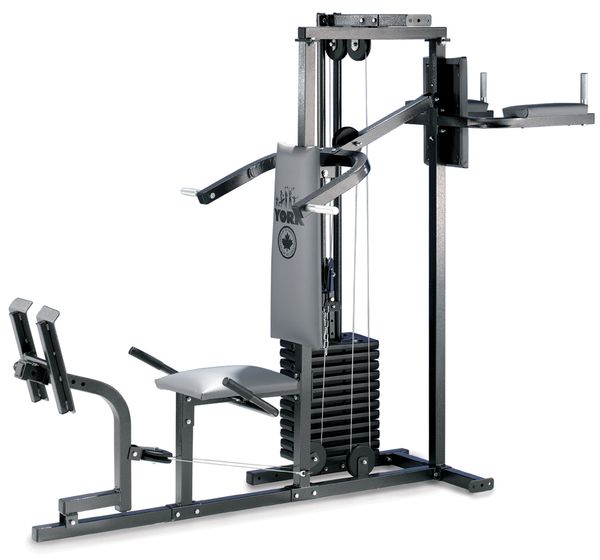 YORK 7245 GYM-LEG PRESS / MILITARY PRESS - CAN ALSO ATTACH TO THE 7240, 4 Oct 22, Now $429