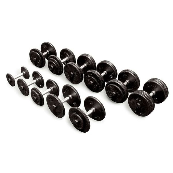 YORK BARBELL WEILDED PRO BLACK DUMBBELLS SOLD IN PAIRS, 5LB-200 LB, ITEM # 2700 - 2739, 29 Nov 2021, Now Available