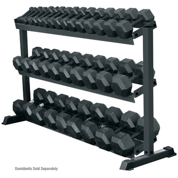 YORK BARBELL PRO HEX 3-TIER DUMBBELL RACK ITEM 69127, 29 Nov 2021, Now Available $379