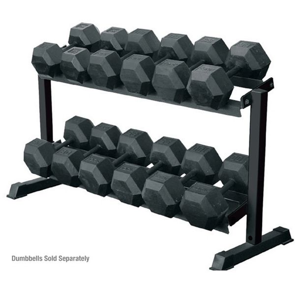 YORK BARBELL PRO HEX 2-TIER DUMBBELL RACK ITEM 69126, 4 Oct 22, Available $289