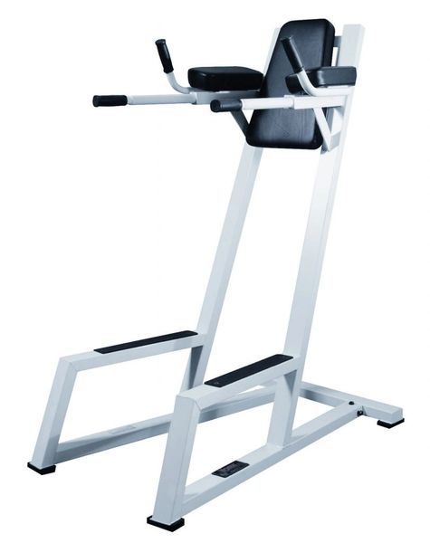 YORK BARBELL STS VERTICAL KNEE RAISE W/ DIP ITEM 54032 WHITE 55032 SILVER, 4 Oct 22, Now $819