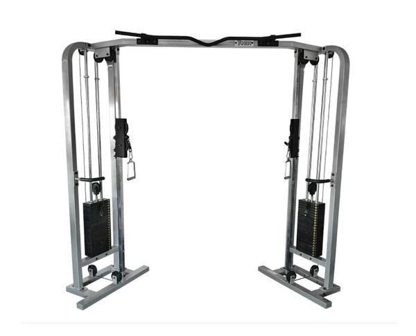YORK BARBELL STS FUNCTIONAL CABLE CROSSOVER MULTI-STATION ITEM 54017 WHITE 55017 SILVER, 4 Oct 22, Now $3999