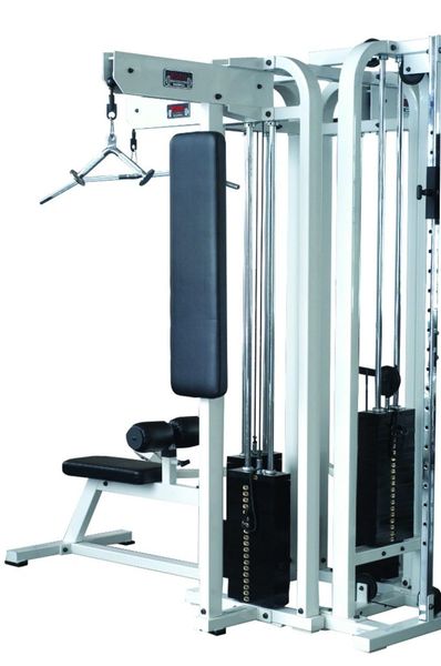 YORK BARBELL STS TRICEPTS STATION 200LB STACK ITEM 54040 WHITE 55040 SILVER, 4 Oct 22, Now $1,599