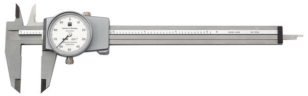 599-579-4, 0-6" Brown and Sharpe Dial Caliper