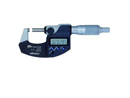 293-340-30, 0-1"/0-25.4mm Mitutoyo Digital Micrometer, Without SPC