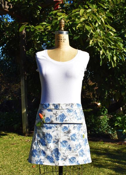 Short Apron Wrap Skirt