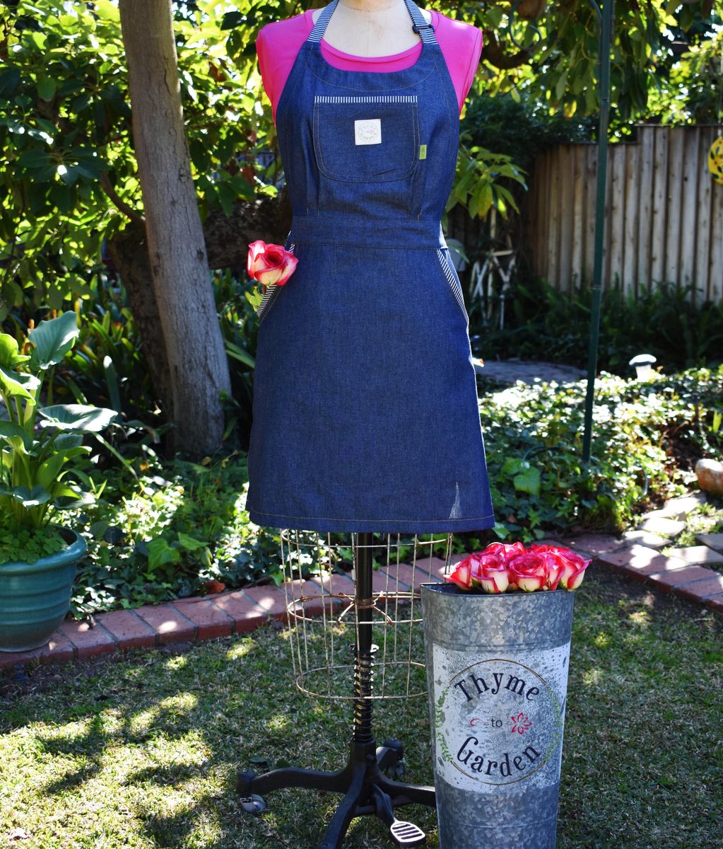 Thyme to Garden Apparel for Women. Out and About garden clothing.