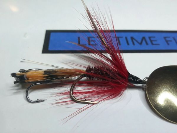 3 Trout spinners 1/4 oz inline small mouth LTFFLIES.COM 