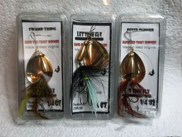 3 Trout Spinners in-line Spinners