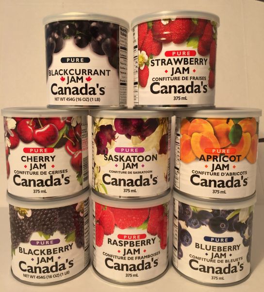 Canada's Jam 16 oz. Can Border Bob's