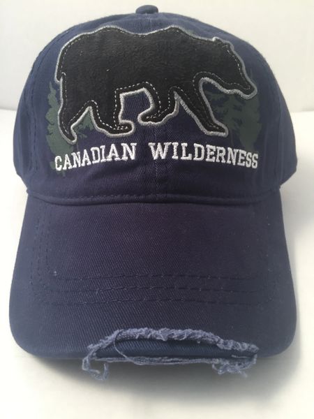 Cap - Canadian Wilderness Bear SKU# 2704 | Border Bob's
