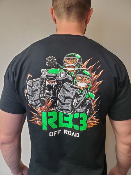 RB3OFFROAD T-SHIRT W/LOGO FRONT AND BACK