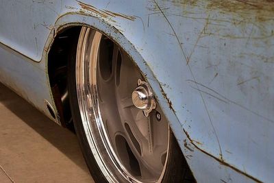 1968 Chevy C10 wheel well close up