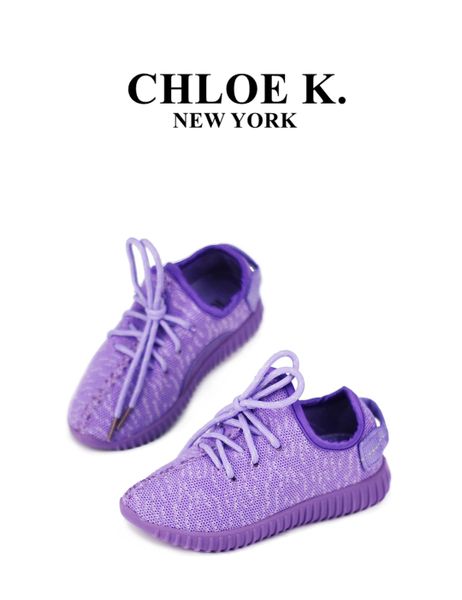 Purple 'LUXE' sneaker