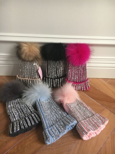 Crystal sparkling hats