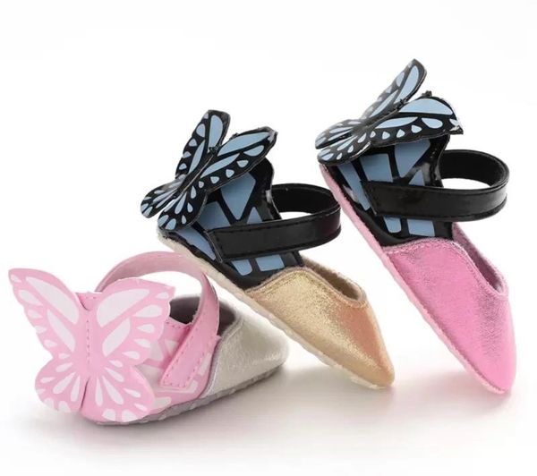 Aria Butterfly Crib Shoes (3-6 months)
