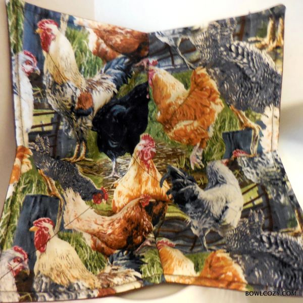 Microwaveable Bowl - Hen Pecked