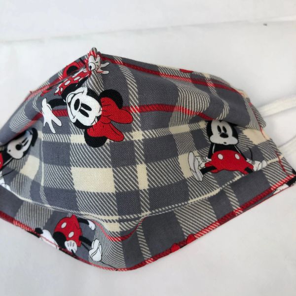 FACE MASK -- Mickey & Minnie ADULT OR CHILD