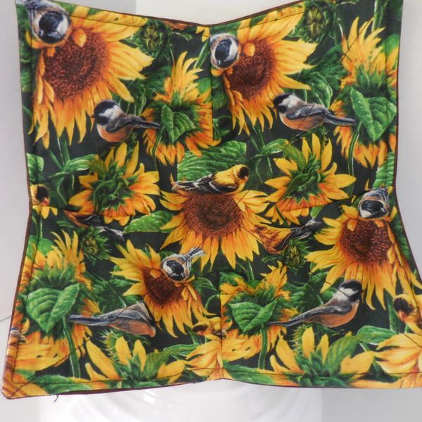 Microwaveable Bowl - Sunflower and Birds