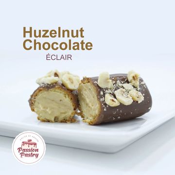French Hazelnut Chocolate Éclair  