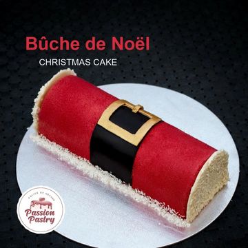 French Cake, Buche De Noel, Christmas Cake, Raspberry, Mousse   