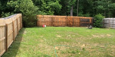 pressure washing fences driveways and houses clean wood fence