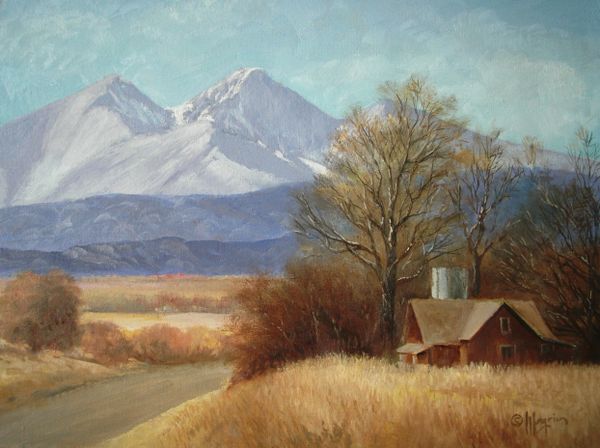 Longs Peak from the Plains 14x18 SOLD